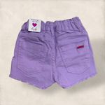 SHORT JEANS CURTO FEMININO LILAS