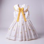 VESTIDO BEBEL-estrela dourada