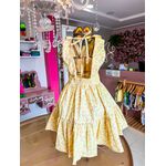 Vestido Lily floral amarelo