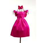 Vestido Gola quadrada Pink