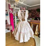 Vestido Lily floral bege