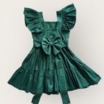 Vestido Mell verde escuro