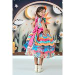 Vestido Junino Luxo Menina bonita