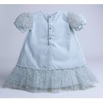 Vestido Thais tuly bordado -branco