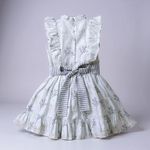 VESTIDO VIVIAN-LAÇOS LITRAS cinza
