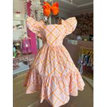 vestido Mell laranja