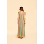 Vestido Longo Croche Am/Rosa
