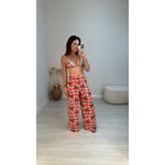 Calça Pantalona Estampada