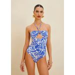 Maiô Tomara Que Caia Estampa Azul