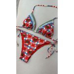 Biquini Cortininha Estampado