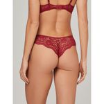 Calcinha Fio Dental Renda Vermelho Love