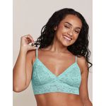 Sutiã Top Renda Azul Cristalino