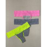 Kit Fio Cotton Renda Neon