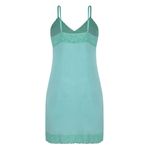 Camisola Alças Finas Renda Azul