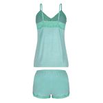 Short Doll Viscose Azul Cristalino