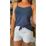 Babydoll NT Lycra Compose Azul