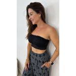 Top Faixa Em Renda Preto