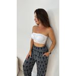 Top Faixa Em Renda Branco