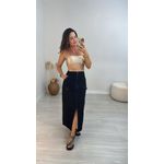 Top Faixa Com Bojo Removivel Champagne Cintilante 