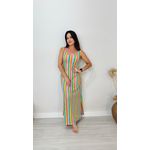 Vestido Longo Croche Am/Rosa