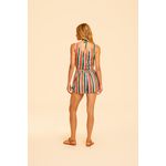 Shorts Croche Vera Vd/Laranja