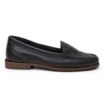 Mocassim Feminino Clássico em Couro Cor Preta