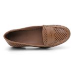 Mocassim Feminino Clássico em Couro cor Capuccino