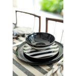 Cumbuca Dolce Far Niente Preto e Branco