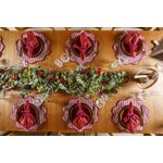 Jogo americano Navidad vinho 