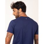 Camiseta Elementar Gola Redonda - Azul Marinho