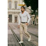 Calça de sarja discount cor caqui