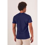 Camiseta Henley - Azul Marinho