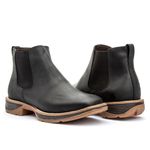 BOTA WORK JUMP COURO HIDROFUGADO PRETO