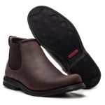 BOTA CHELSEA COMFORT COURO HIDROFUGADO CAFÉ