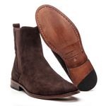 BOTA CHELSEA CLÁSSICA CANO LONGO CAMURÇA CAFÉ
