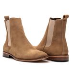 BOTA CHELSEA CLÁSSICA CANO LONGO CAMURÇA AREIA
