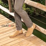 BOTA CHELSEA CLÁSSICA CANO LONGO CAMURÇA AREIA