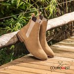 BOTA CHELSEA CLÁSSICA CANO LONGO CAMURÇA AREIA