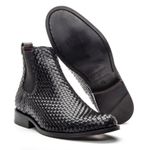 BOTA CHELSEA COURO TRICÊ NOBRE PRETO