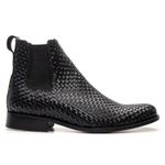 BOTA CHELSEA COURO TRICÊ NOBRE PRETO