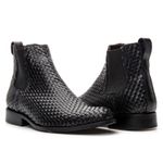 BOTA CHELSEA COURO TRICÊ NOBRE PRETO