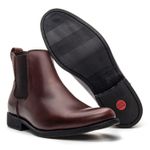 BOTA CHELSEA ANATÔMICA IMPERMEABILIZADA VINHO