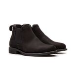 BOTA ALMOFADA INFANTIL NOBUCK PRETO
