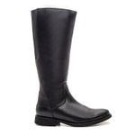 BOTA MONTARIA FEMININA COURO PRETO 