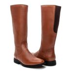 BOTA MONTARIA FEMININA COURO CARAMELO