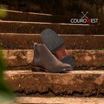 BOTA TEXANA COURO NOBUCK CAFÉ