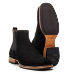 BOTA TEXANA COURO NOBUCK PRETO