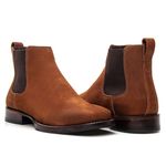 BOTA TEXANA COURO NOBUCK CARAMELO
