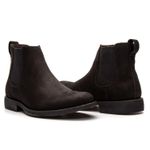 BOTA CHELSEA FEMININA NOBUCK PRETO
