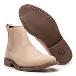 BOTA CHELSEA FEMININA NOBUCK OFFWHITE